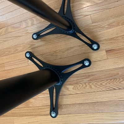 Ultimate Support MS90/45B Monitor Stands (Pair) 2010s - Black image 5