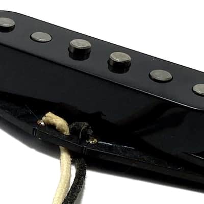Blue Fire AlNiCo V Single Coil Individual Middle Position Dedicated Pickup, 9K Hot Wound Performance, Black Cover image 2