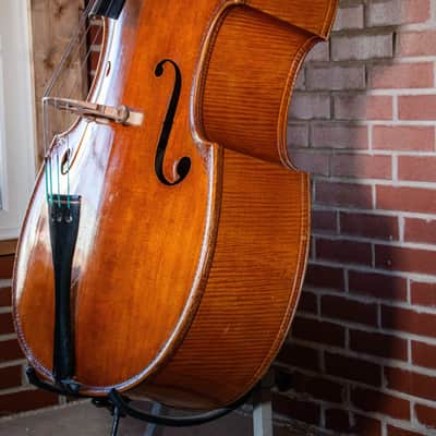 1976 E.M. Pöllmann 61 3/4 Upright Bass image 2