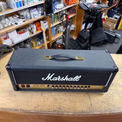 Used Marshall JCM 900 Model 4500 50W Hi Gain Dual Reverb Tube Guitar Amp Amplifier Head Made in England JCM900 image 2