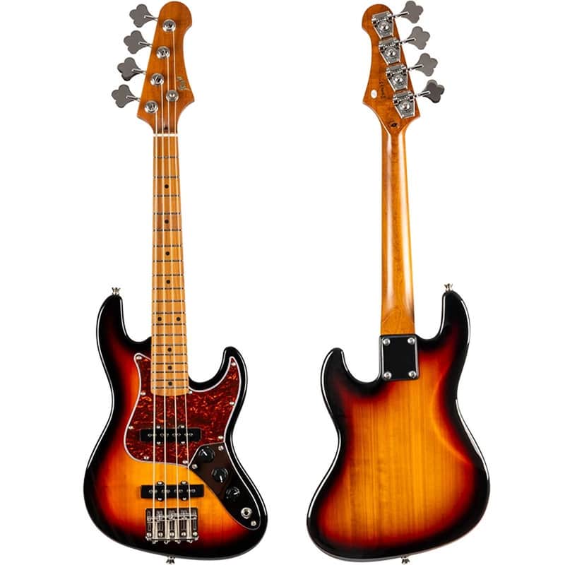 Flight MINI BASS JB SB Roasted Poplar Body Roasted Maple Neck 4-String Electric Bass Guitar w/Padded Gig Bag image 1