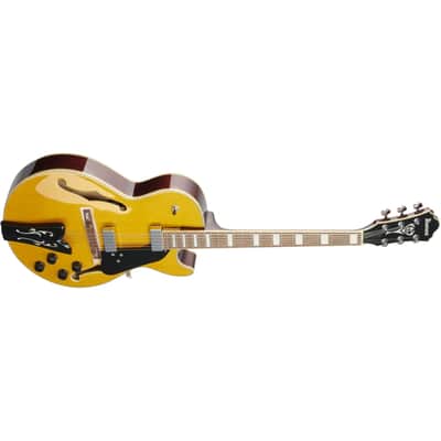 Ibanez GB10EMAA George Benson Signature Hollow Body Guitar - Antique Amber image 4