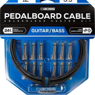 Boss BCK-12 Pedalboard Cable Kit - Save Space on Your Pedalboard! image 2