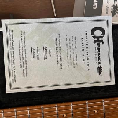 Charvel Guthrie Govan USA Signature HSH Flame Maple 2014 - Present - Natural Flame Top image 10