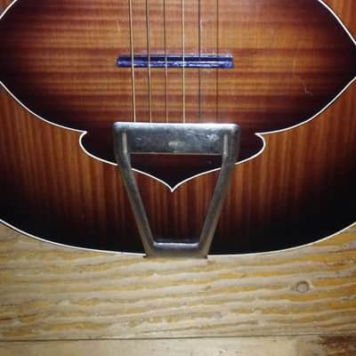 USA Lyra Slot Head Parlor art deco 1930's Striped Sunburst Inlaid Marquetry and case make an offer image 3