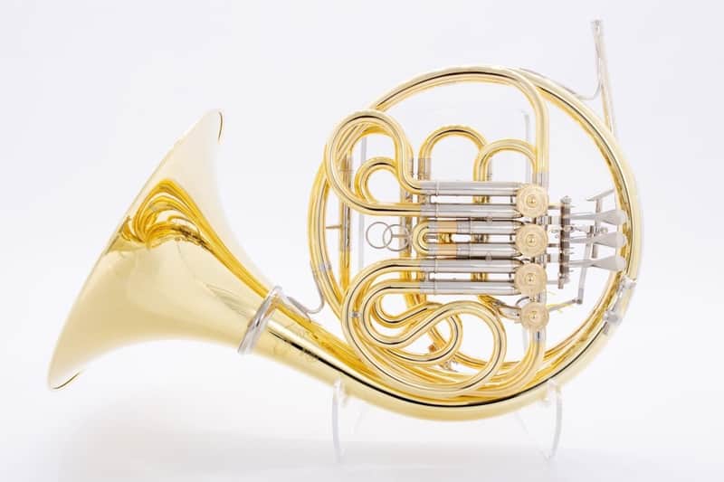 Yamaha YHR-871DU - F/Bb Double French Horn - Yellow Brass - Detachable Bell - Unlacquered Finish image 1