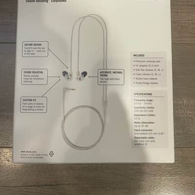 FACTORY SEALED Shure SE425-CL 2010s - Clear image 2