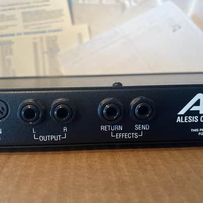 Alesis QuadraVerb GT NOS 20k Bandwidth Simultaneous Guitar Effects Processor with original box, paperwork, power supply and purchase receipt image 8