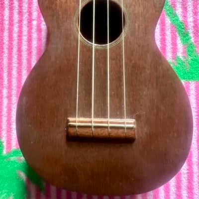 1930 Martin S0 Soprano Ukulele, Natural Mahogany image 4