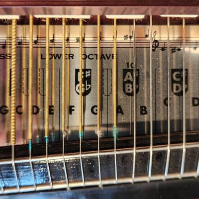 RBI Chrom-A-Harp Autoharp Sunburst image 4