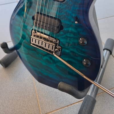 Sterling MAJ270X QM John Petrucci Signature Majesty DiMarzio 2020 - 2024 - Cerulean Paradise image 4