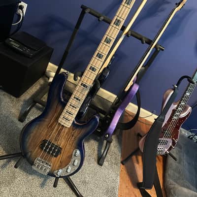 Ernie Ball Music Man Ball Family Reserve StingRay 4 H Paua Blue image 2