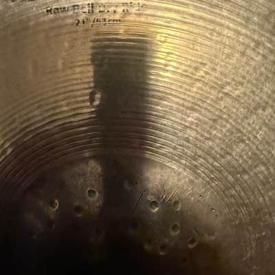 Sabian 21" HH Hand Hammered Raw Bell Dry Ride Cymbal 1996 - 2015 - Natural image 2