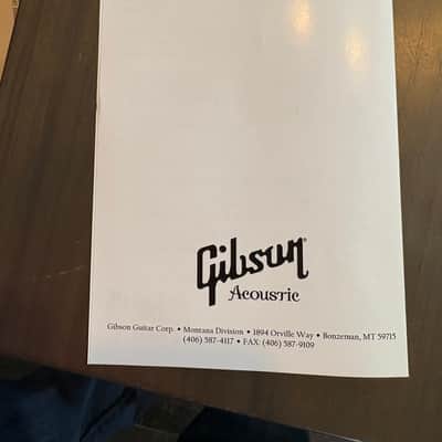 Gibson Acoustic guitar case candy checklist warranty, manual humidifier instructions image 5
