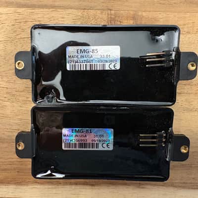 EMG 81/85-B Active Humbucker Set 2023 - Black image 2