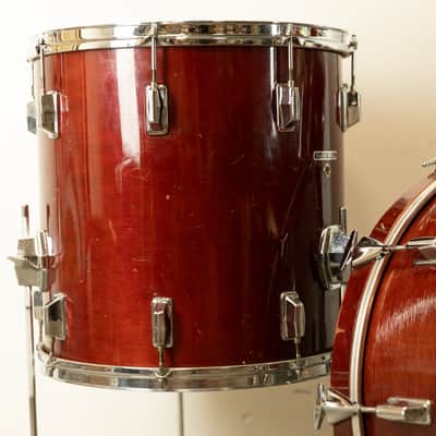 1980s Pearl All-Maple "MLX" Rosewood Lacquer Drum Set image 4
