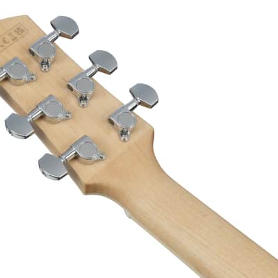 Ibanez AAM370E-OAW Advanced Acoustic AAM Acoustic Guitar 6-String - Open Pore Antique White image 7