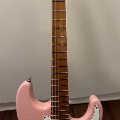 Suhr Custom Classic S SSS with Roasted Maple Neck and Fretboard in Shell Pink image 3