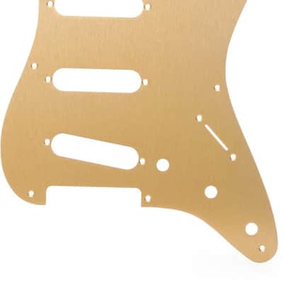 Fender 8-hole '50s Vintage Style Stratocaster S/S/S Pickguard - Gold Anodized image 2