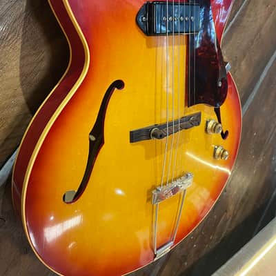 1962 Gibson ES-125TC, Cherry Sunburst image 3