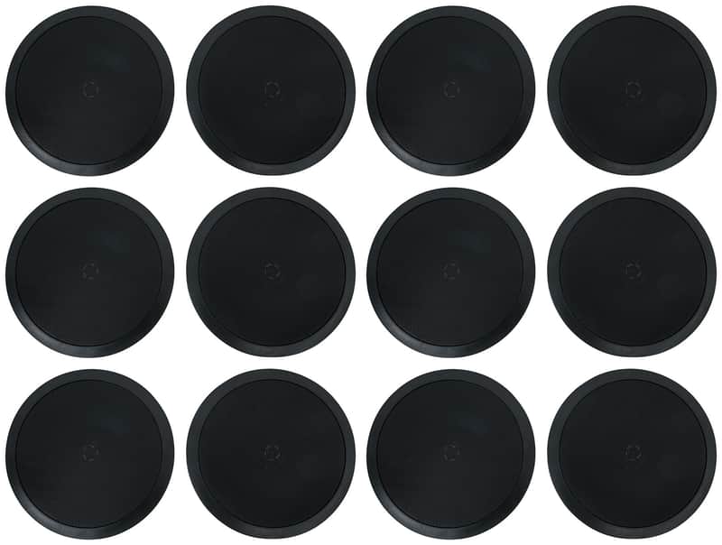(12) Rockville HC85-16 Black 8" 700 Watt In-Ceiling Home Theater Speakers 16 Ohm image 1