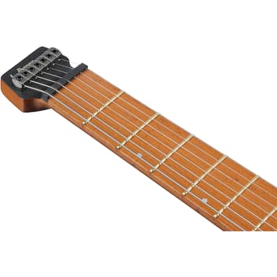 Ibanez Quest Standard Q547-BMM 7-String Headless Solid Body Electric Guitar, Right-Handed, Blue Chameleon Metallic Matte image 4