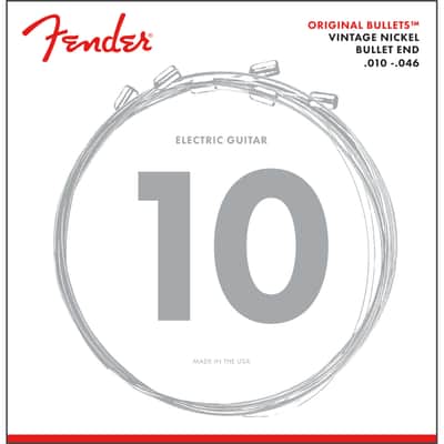 Fender 3150r Pure Nickel Bullet End 10-46 image 1