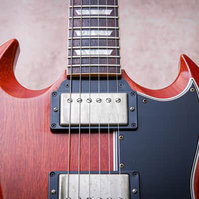 GIBSON USA Custom Shop VOS 1964 Reissue SG Maestro "Cherry + Rosewood" (2010) image 5