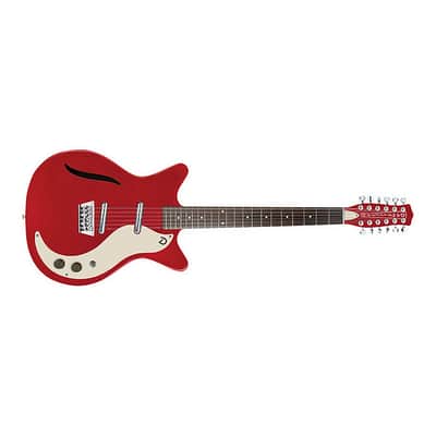 Danelectro'59 Vintage 12 String Red Metallic New, D59V12-MR image 4