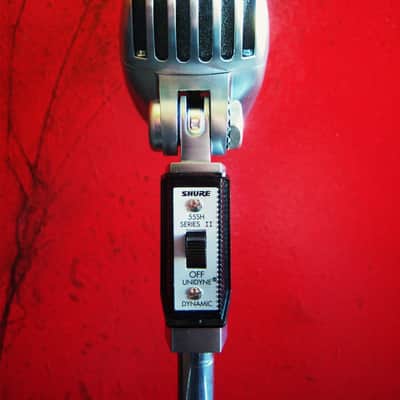 Vintage 1970's Shure 55SH dynamic cardioid Microphone Low Z w mic case 55 55S Super55 556S image 8