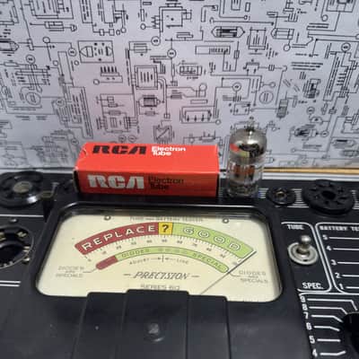 RCA 6201 Grey Plate - 1979 Matched Pair | Preamp Tube USA NOS image 10