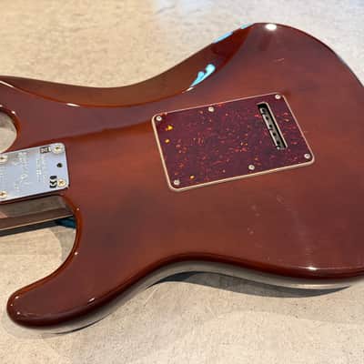 Fender Rarities Series Flame Maple Top Stratocaster with Rosewood Neck, Maple Fretboard 2019 - Golden Brown image 11