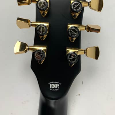 ESP E-II ECLIPSE FT ET Full thickness Evertune Black Gold Fishman Stainless steel + Case - B-Stock image 14