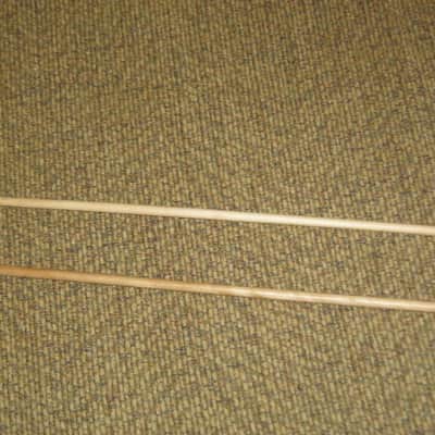 ONE pair new old stock (with packaging) Musser M4225 Mallets, white 1" medium-hard poly-ball head with birch handles -- recommended use is for bells or xylophone (from around 2019) Made in USA image 12