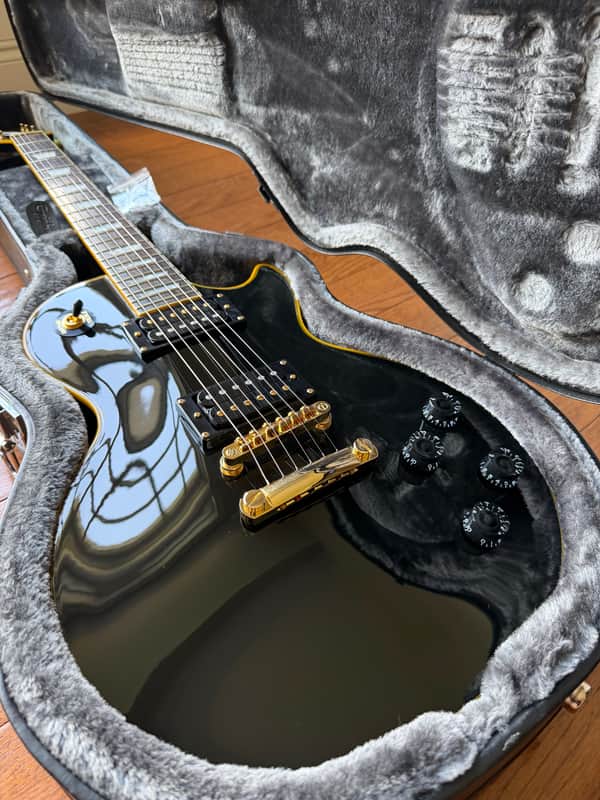 2014 Epiphone Les Paul Custom Classic - Ebony Black image 1