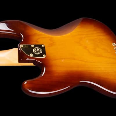 Fender 75th Anniversary Commemorative Jazz Bass 2020 - 2-Color Bourbon Burst image 6