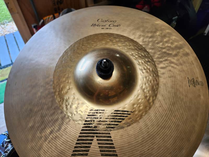 Zildjian K Custom Hybrid Crash - Hybrid-Brilliant Inner/ Standard Outer image 1