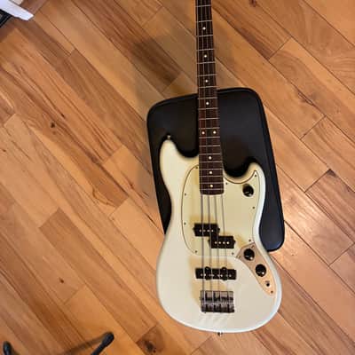 Fender Offset Series Mustang Bass PJ with Rosewood Fretboard 2016 - Sonic Blue image 1