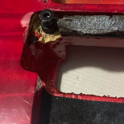 2000's Korean Ibanez RG320QS Red Quilt Sapele Top Basswood Guitar Body Edge Pro II Tremolo Ready image 8