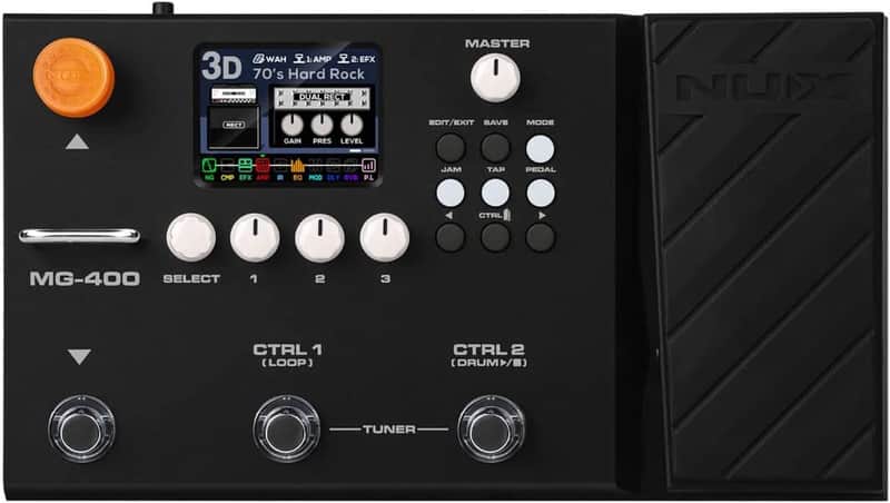NUX MG-400 Multi Effects Pedal, Amp Modeling, 512 samples IR image 1