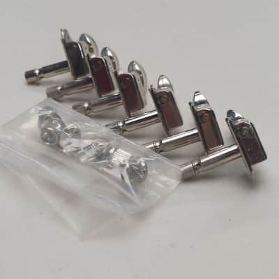 2000's Kluson NOS Complete 6 In A Line Locking Tuners with Screws and Bushings (T-387) image 1