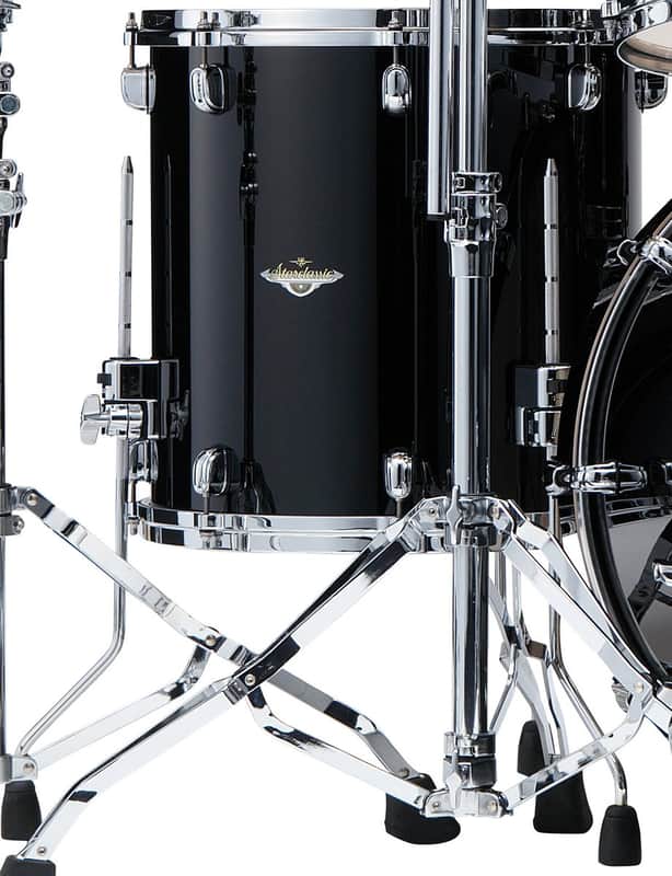 Tama MAF1414-PBK Starclassic Maple Lacquer Floor Tom 14 - Piano Black image 1