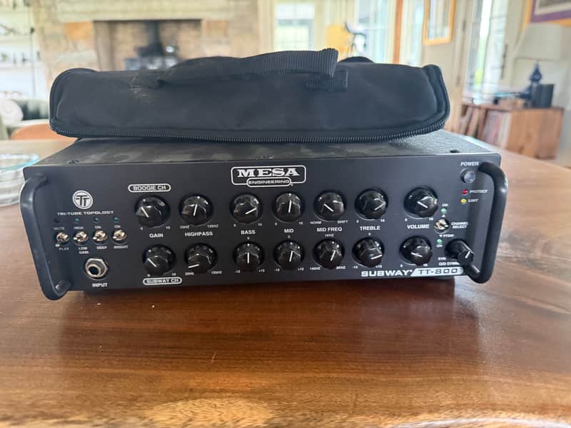 Mesa Boogie Subway TT-800 2-Channel 800-Watt Bass Amp Head 2020 - Present - Black image 1