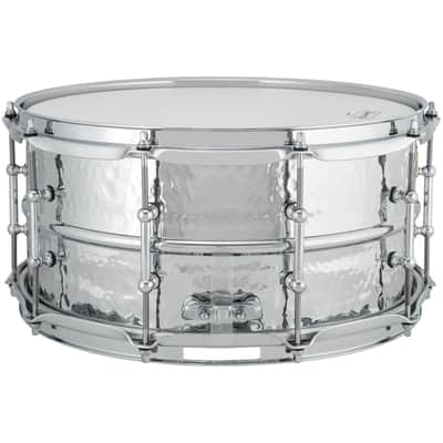 Ludwig LM402KT Supraphonic 6.5x14 Hammered Shell, Tube Lugs Snare Drum image 3