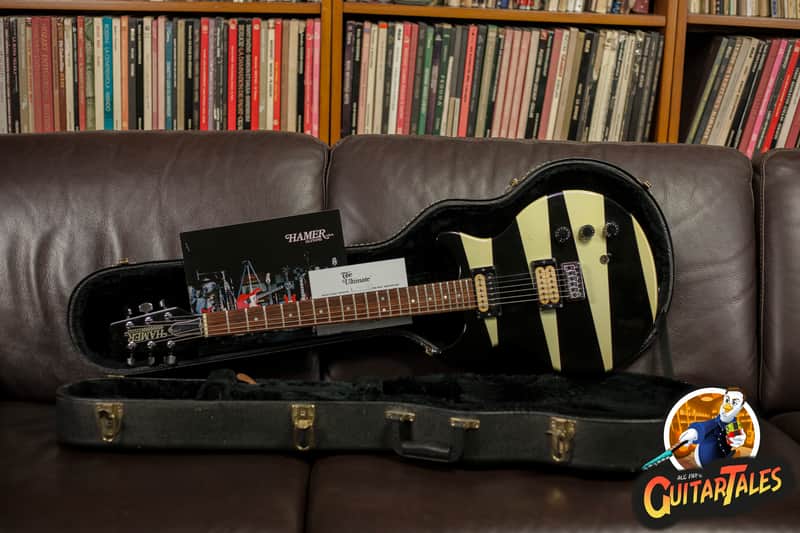 Hamer Special 1981 Custom Black and White Graphics -VIDEO- image 1