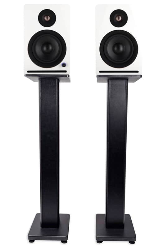 (2) Rockville APM5W v2 5.25" Powered Studio Monitors w/USB/Bluetooth+36" Stands image 1