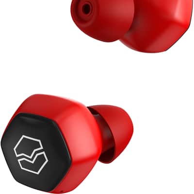 V-Moda Hexamove Lite Red Fully Wireless In-Ear Headphones image 2