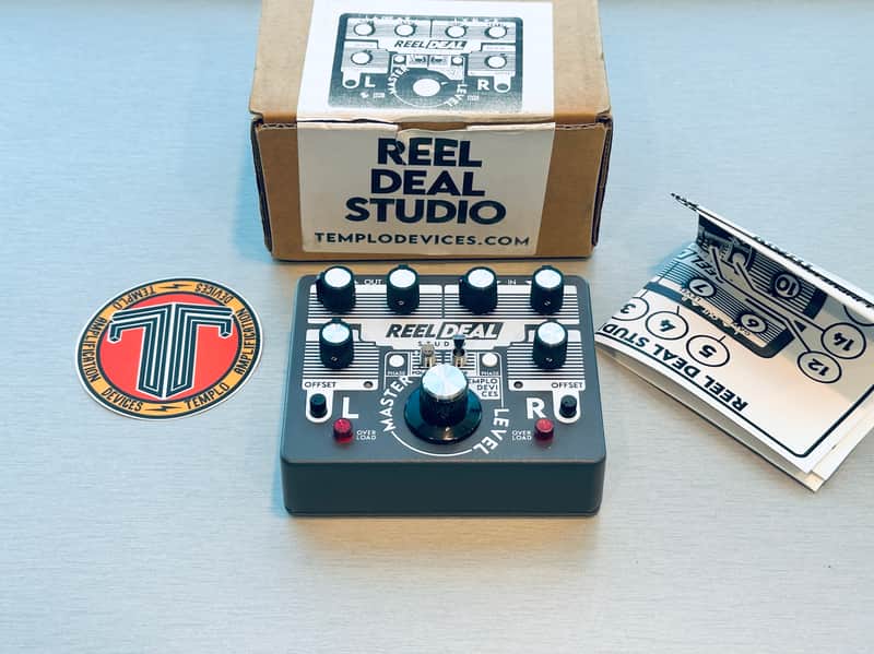Templodevices Templo Devices Reel Deal Studio Stereo Analog Dual Mono Overdrive Saturation Vibrato Phaser image 1
