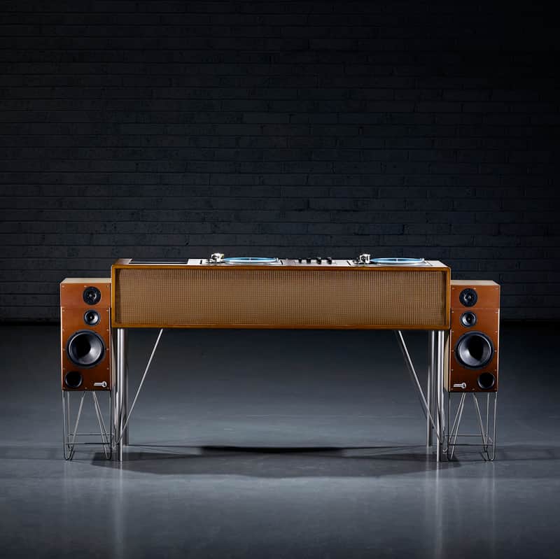 Bespoke Vinyl DJ Console - Hatchett Sound Furniture image 1