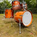Yamaha Custom Absolute Bop Jazz Drum Set 10x7, 12x8 toms , 14x14 floor, 18x14 Vintage Natural Maple bass, Birch toms Gold badge MIJ